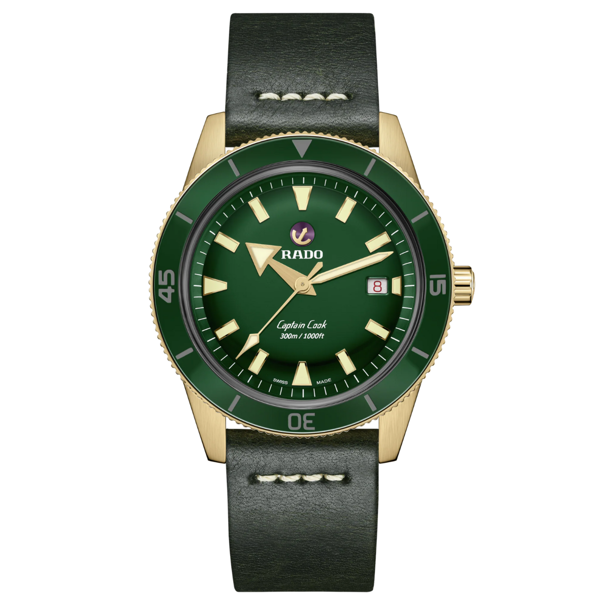 Rado Captain Cook Green Dial Men 42mm