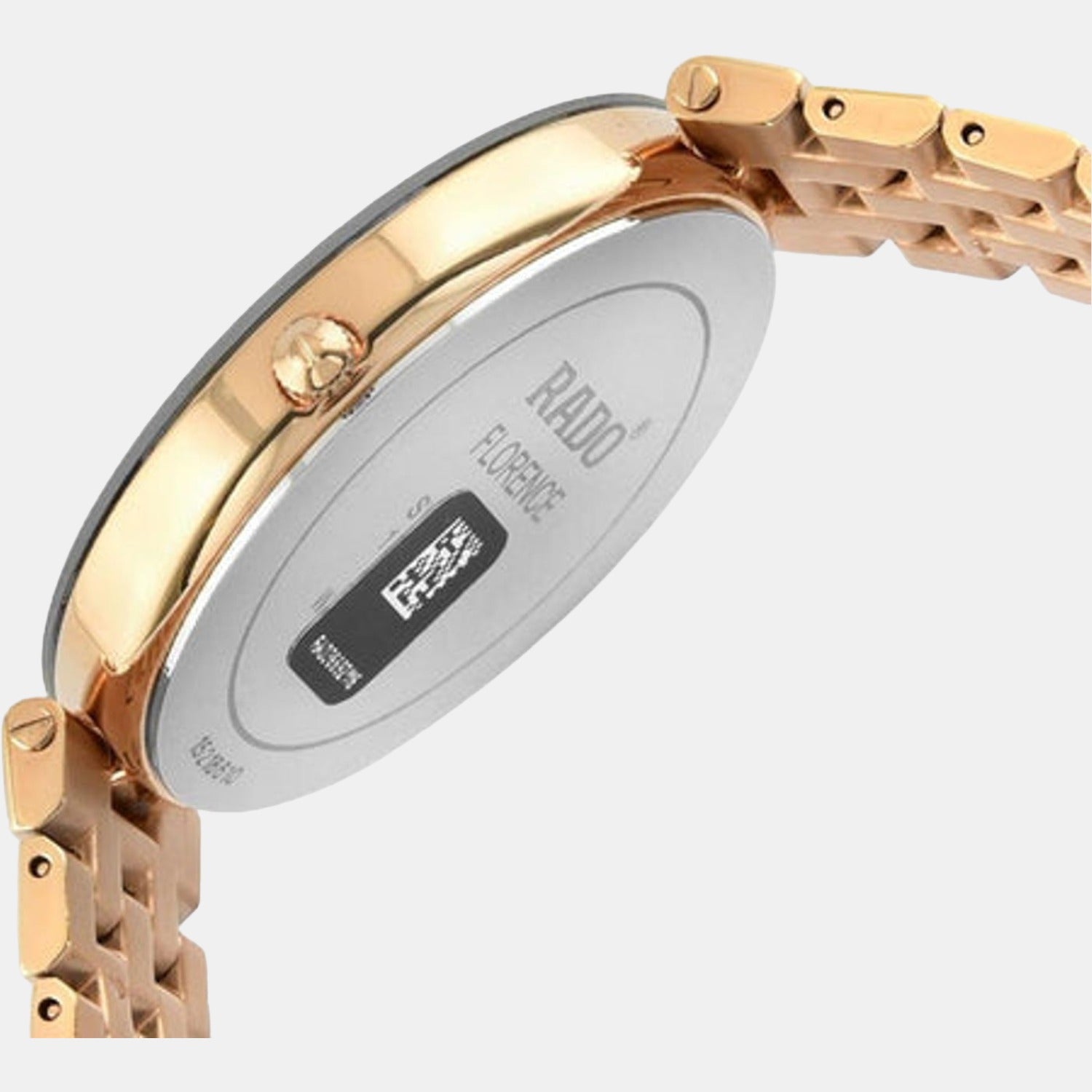 Florence Unisex Quartz Beige Dial Analog Stainless Steel Watch R48869734