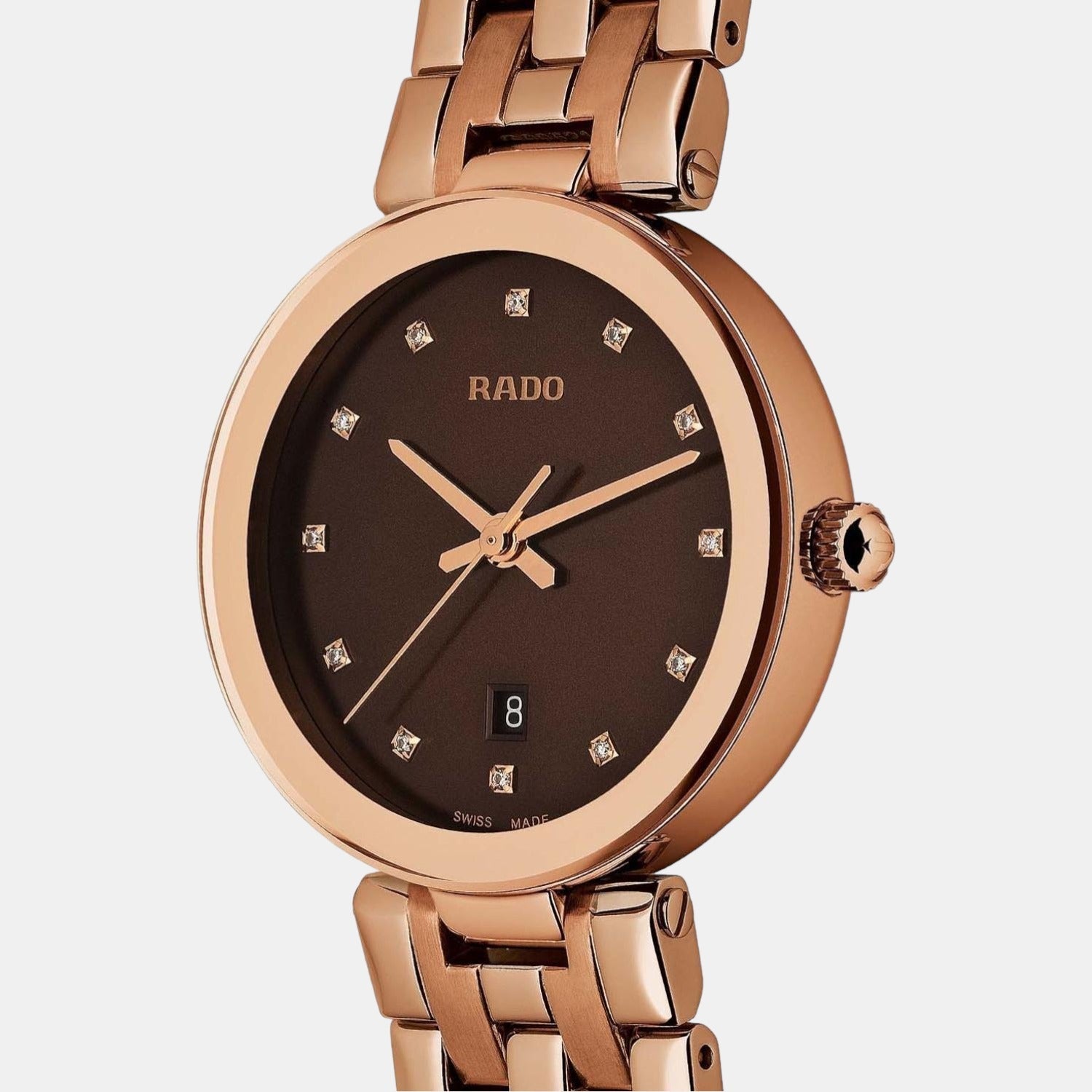 Florence Women Quartz Gold Dial Analog Stainless Steel Watch R48893743