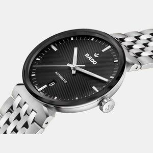 Florence Unisex Automatic Black Dial Analog Stainless Steel Watch R48903153