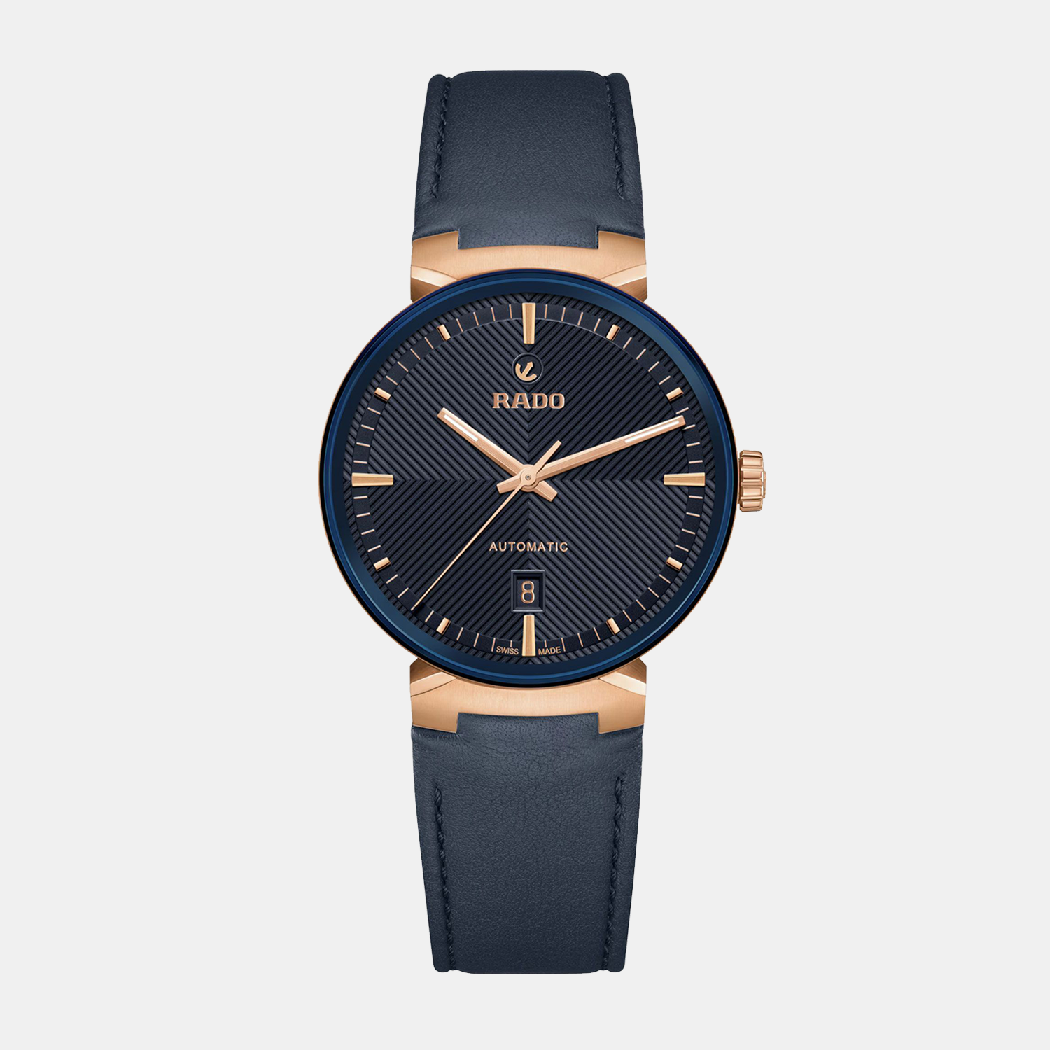 Florence Unisex Automatic Blue Dial Analog Leather Watch R48905205