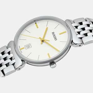 Florence Men Quartz White Dial Analog Stainless Steel Watch R48912013