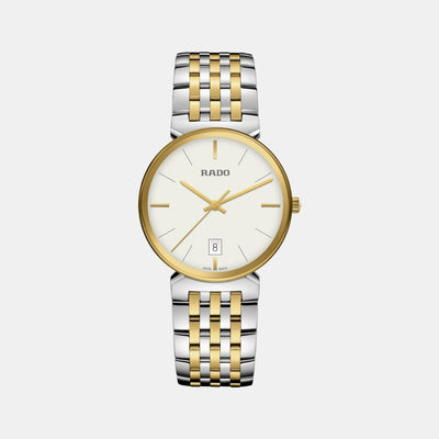 Florence Unisex Quartz White Dial Analog Stainless Steel Watch R48912023