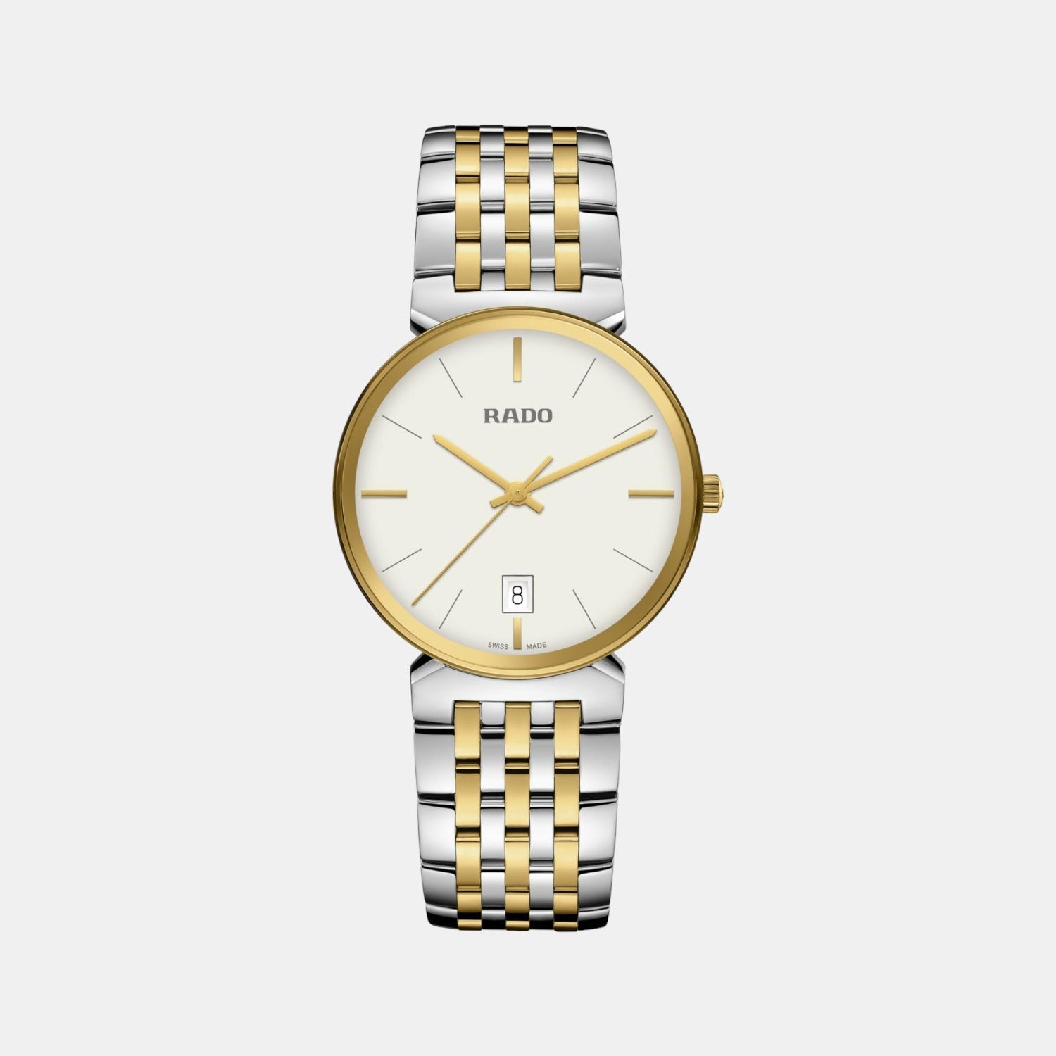 Florence Unisex Quartz White Dial Analog Stainless Steel Watch R48912023