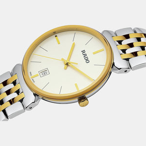 Florence Unisex Quartz White Dial Analog Stainless Steel Watch R48912023