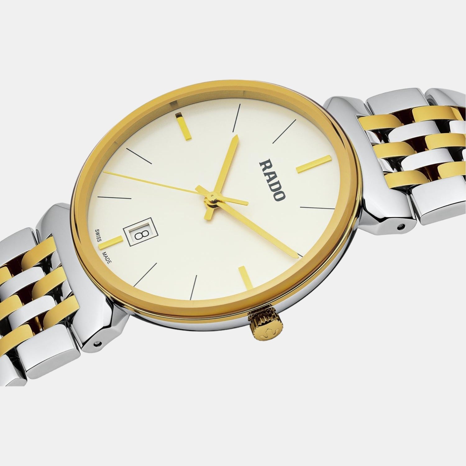 Florence Unisex Quartz White Dial Analog Stainless Steel Watch R48912023