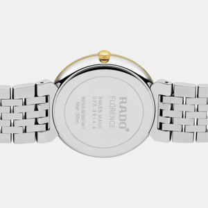 Florence Unisex Quartz White Dial Analog Stainless Steel Watch R48912023