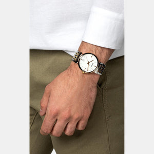 Florence Unisex Quartz White Dial Analog Stainless Steel Watch R48912023