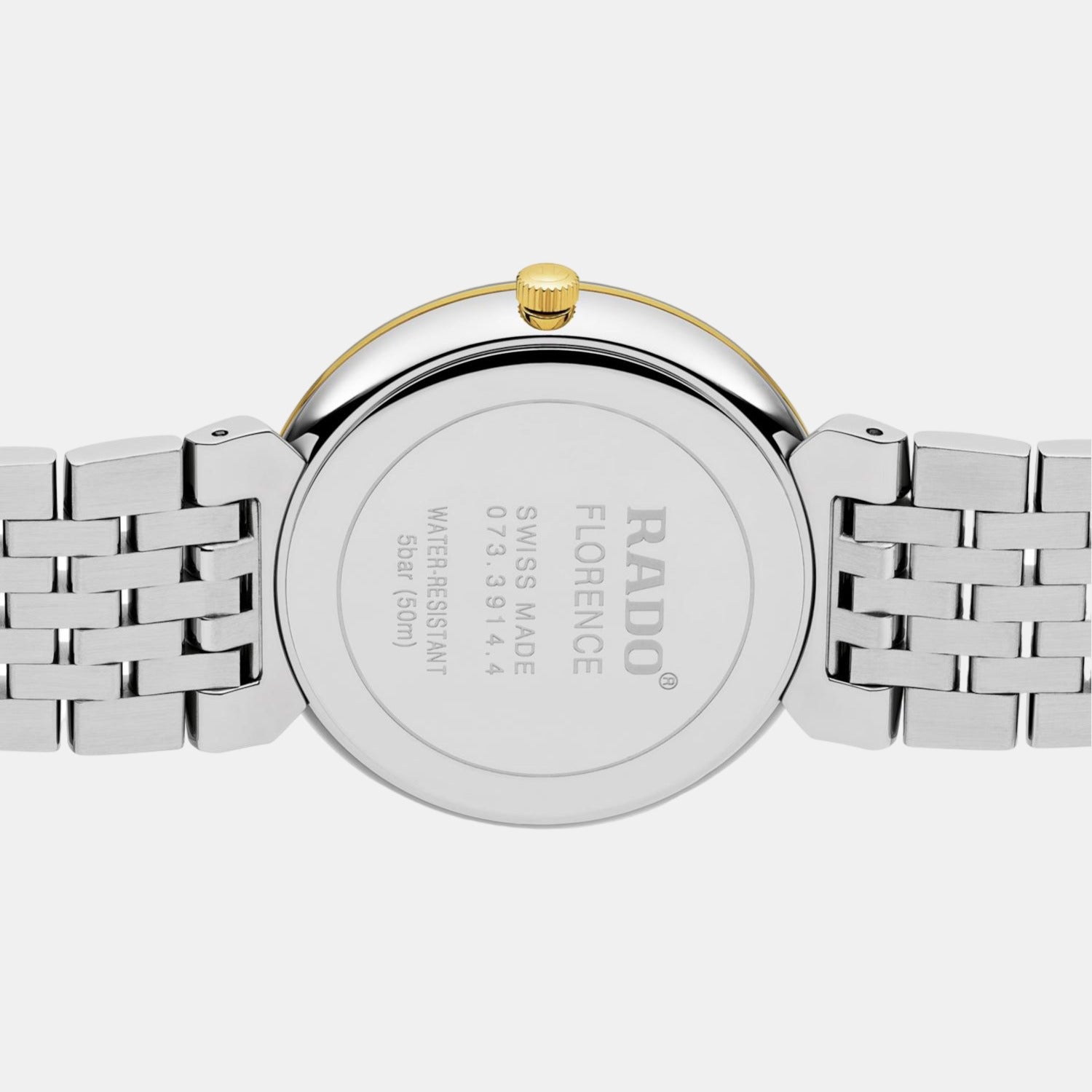 Florence Unisex Quartz Black Dial Analog Stainless Steel Watch R48912153