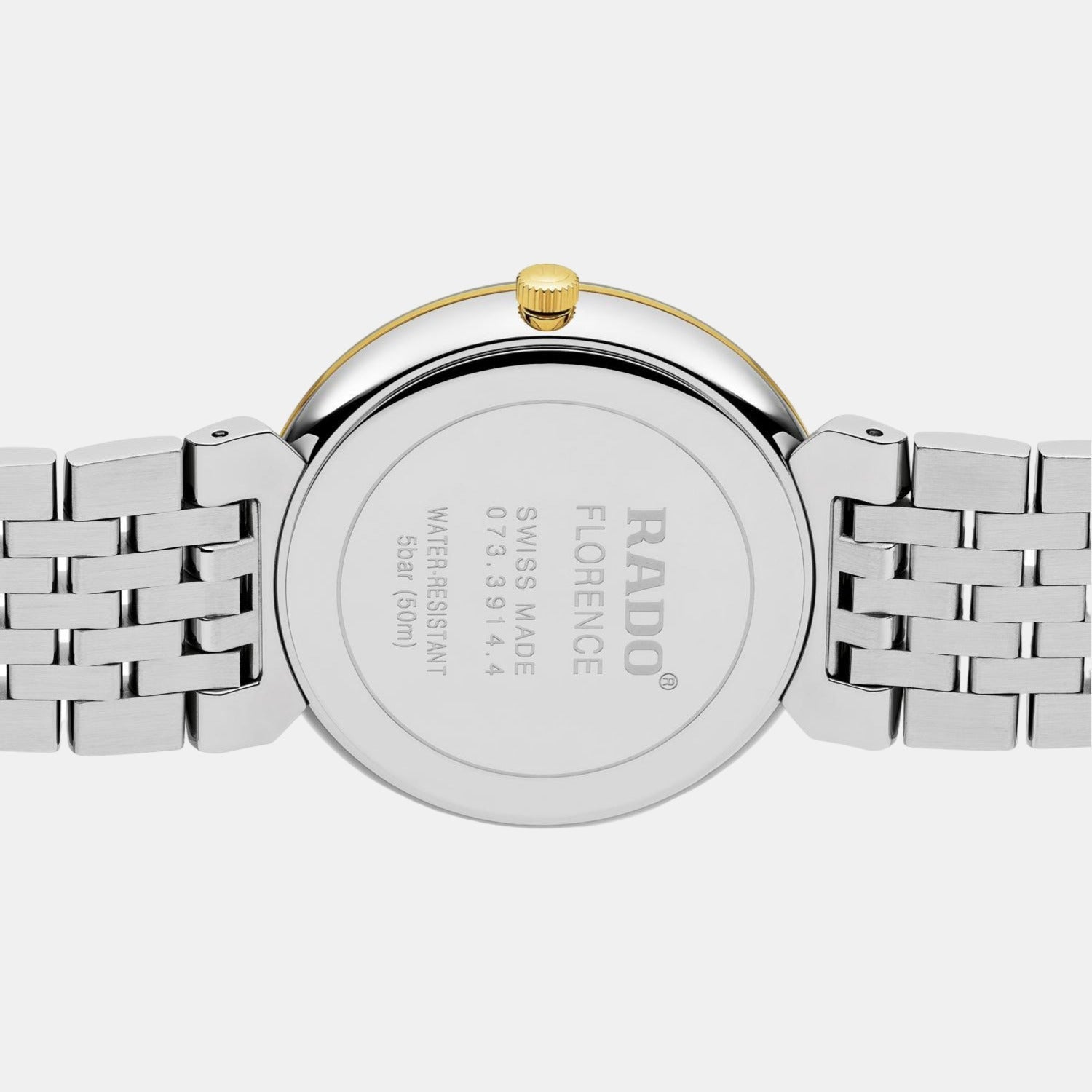 Florence Unisex Quartz Black Dial Analog Stainless Steel Watch R48912703