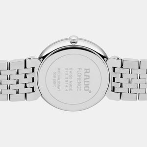 Florence Unisex Quartz Black Dial Analog Stainless Steel Watch R48912713