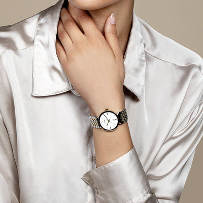 Florence Women Quartz White Dial Analog Stainless Steel Watch R48913023