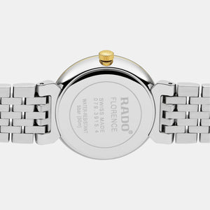 Florence Women Quartz Black Dial Analog Stainless Steel Watch R48913153