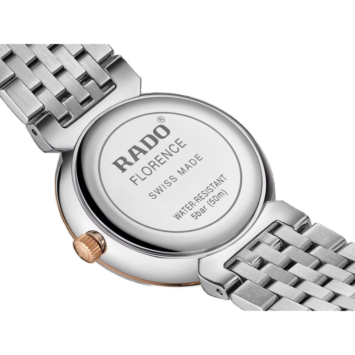 Florence Women Quartz Champagne Dial Analog Stainless Steel Watch R48913403