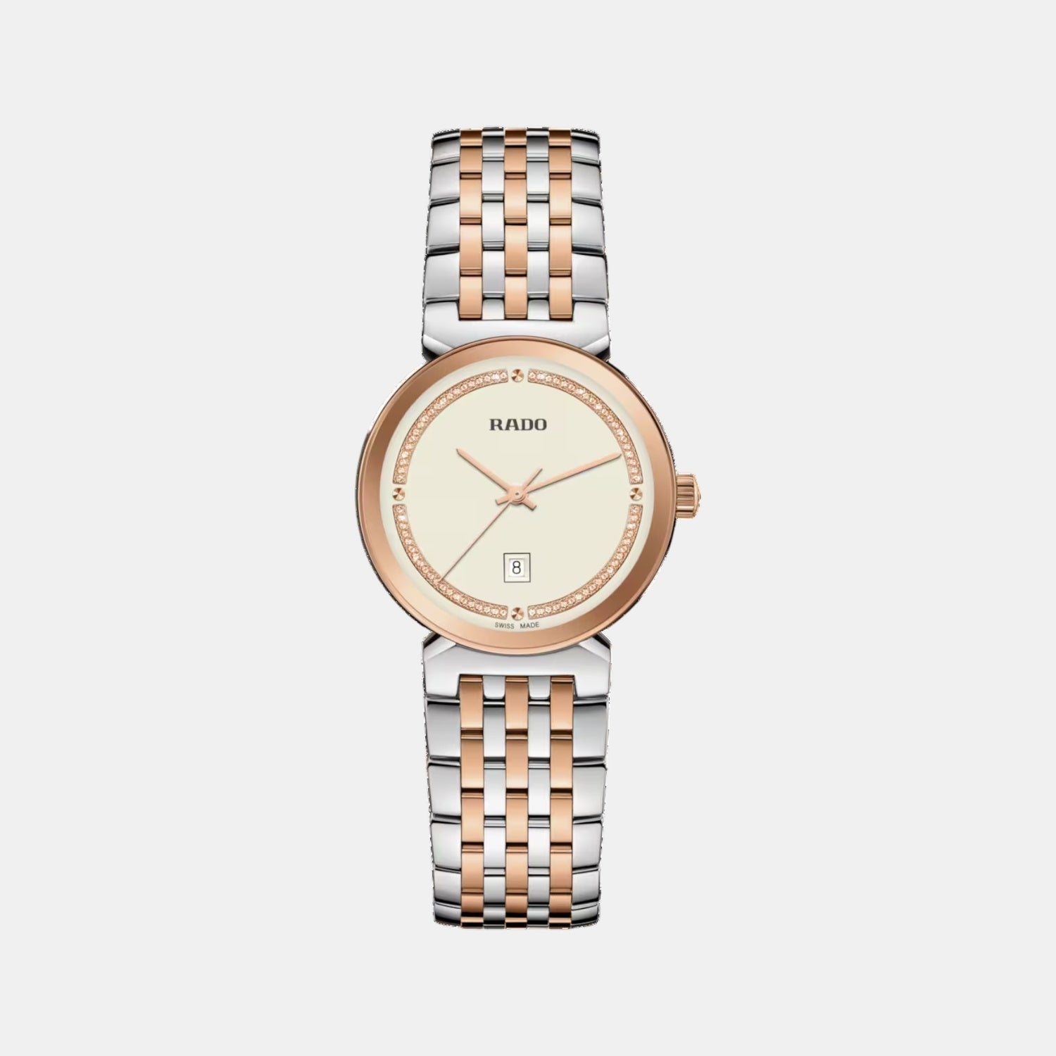 Florence Women Quartz Champagne Dial Analog Stainless Steel Watch R48913403