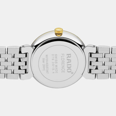Florence Women Quartz Black Dial Analog Stainless Steel Watch R48913703