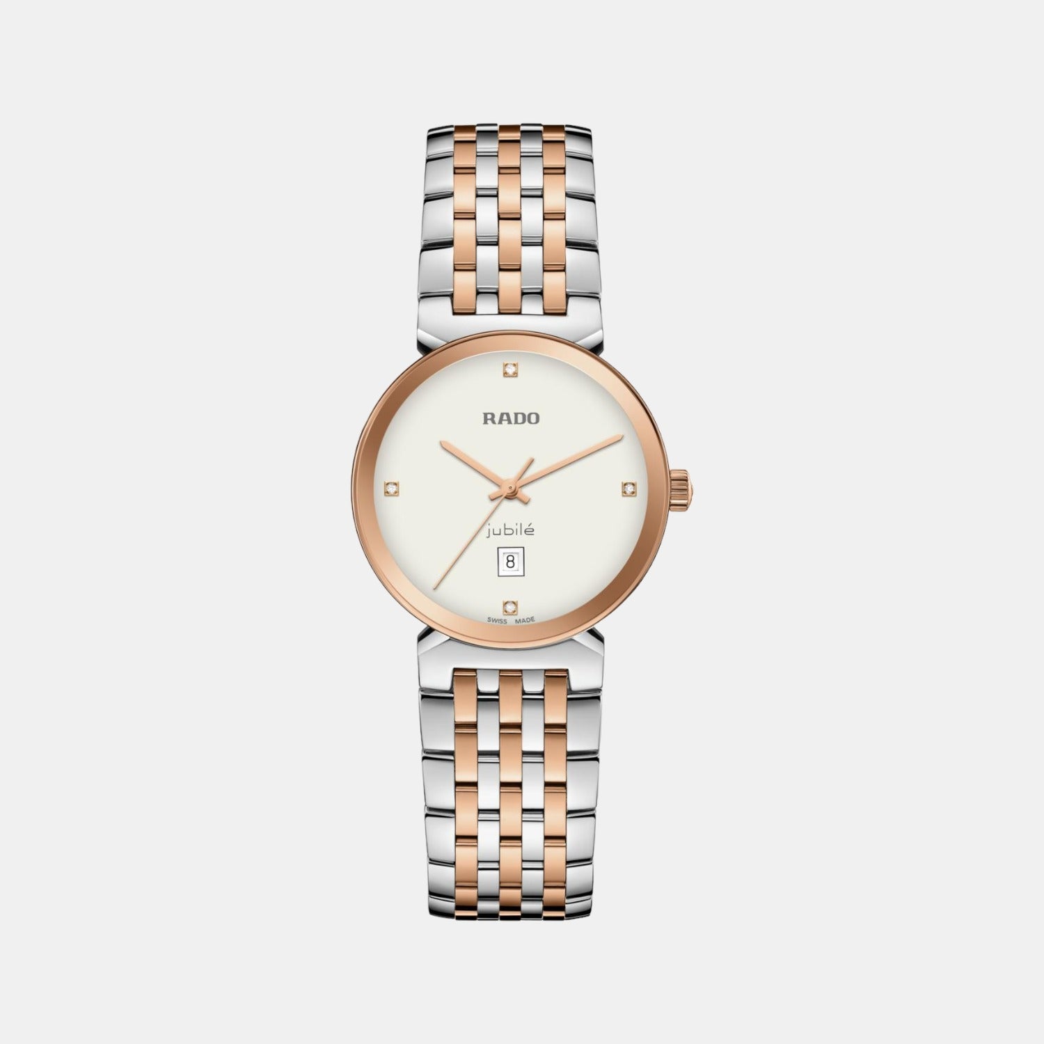 Florence Women Quartz White Dial Analog Stainless Steel Watch R48913723