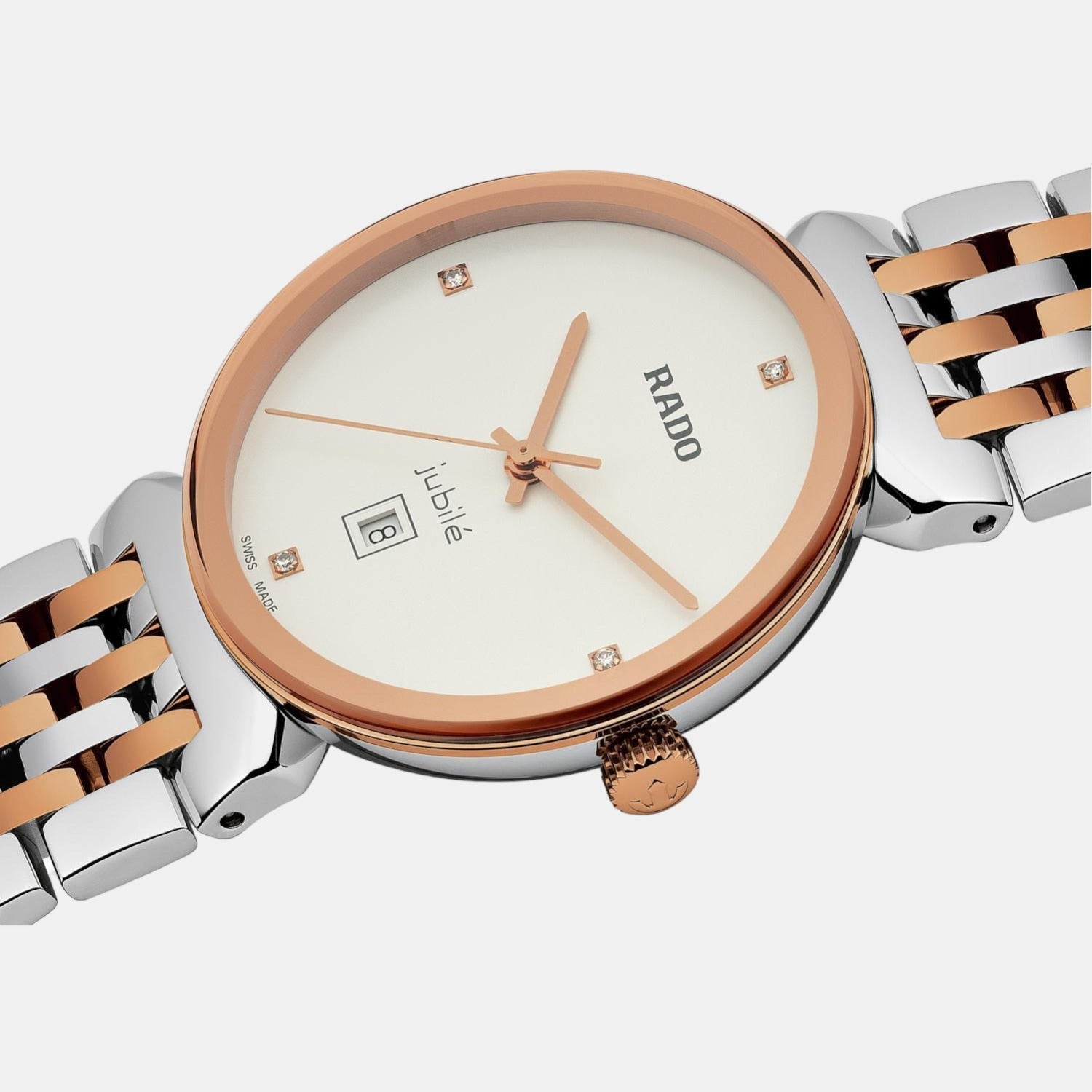 Florence Women Quartz White Dial Analog Stainless Steel Watch R48913723