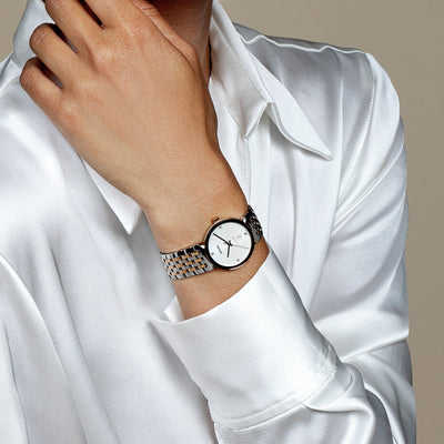 Florence Women Quartz White Dial Analog Stainless Steel Watch R48913723