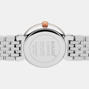 Florence Women Quartz White Dial Analog Stainless Steel Watch R48913723