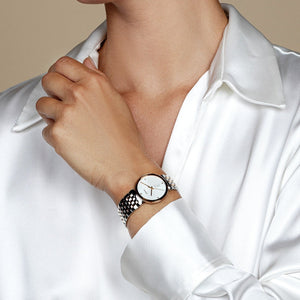 Florence Women Quartz White Dial Analog Stainless Steel Watch R48913723