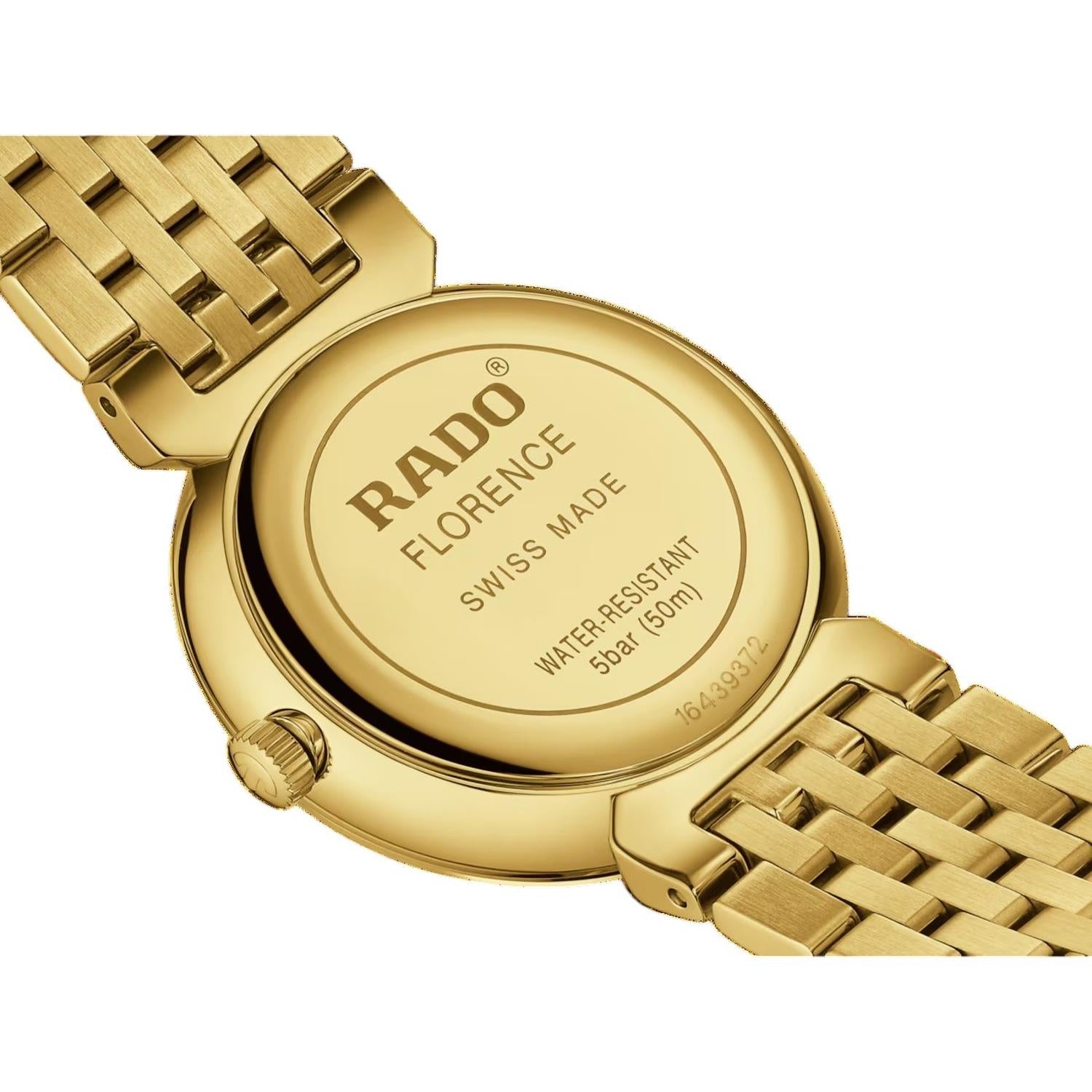 Florence Women Quartz Gold Dial Analog Stainless Steel Watch R48915903