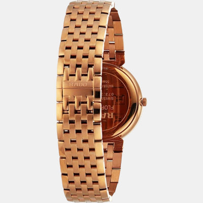 Florence Unisex Quartz Black Dial Analog Stainless Steel Watch R48916703