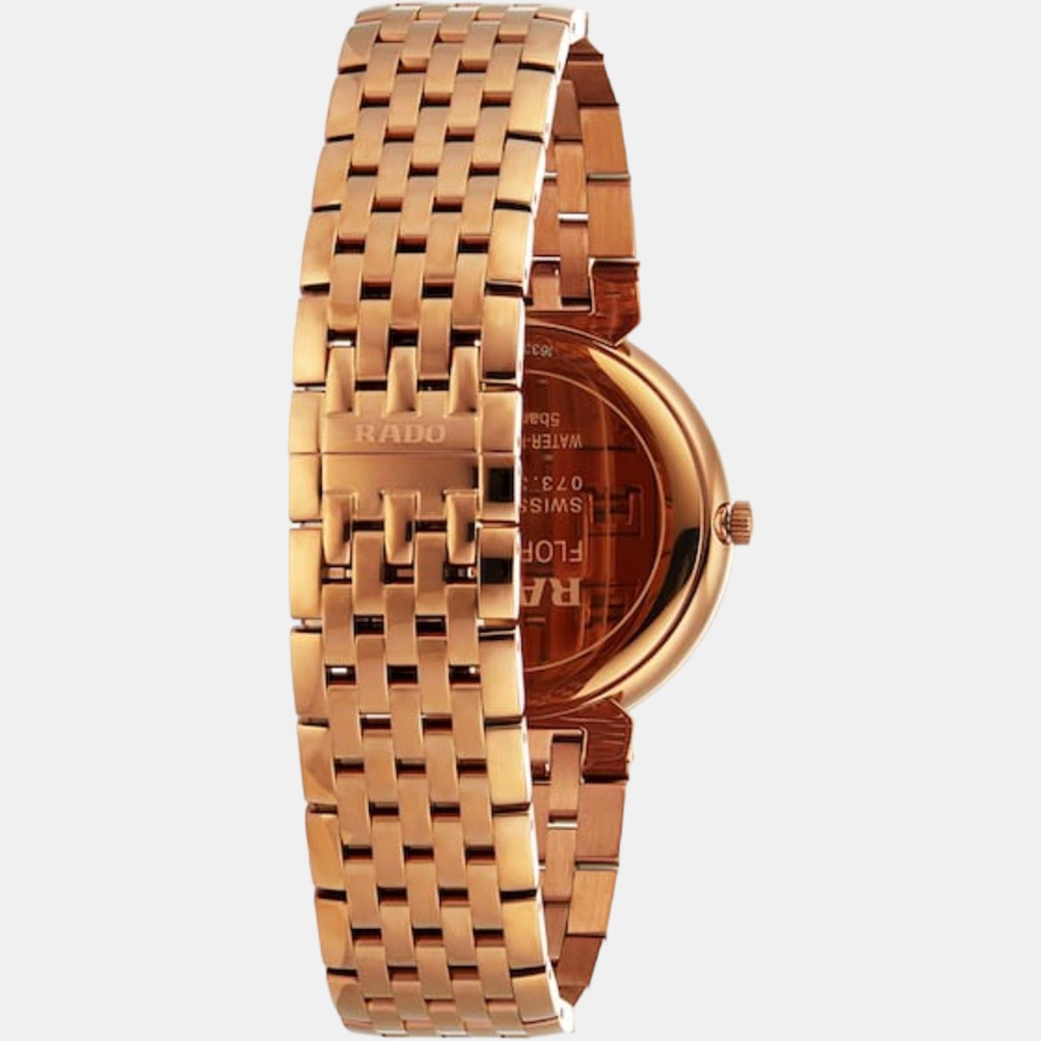 Florence Unisex Quartz Black Dial Analog Stainless Steel Watch R48916703