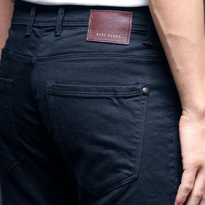 Rare Rabbit Men's Radley Navy Mid Wash Mid-Rise Regular Fit Jeans