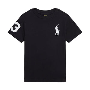 Ralph Lauren Logo Boys Black T-Shirt