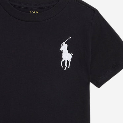 Ralph Lauren Logo Boys Black T-Shirt