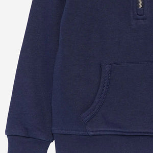 Ralph Lauren Boys Navy Half-Zip Sweatshirt