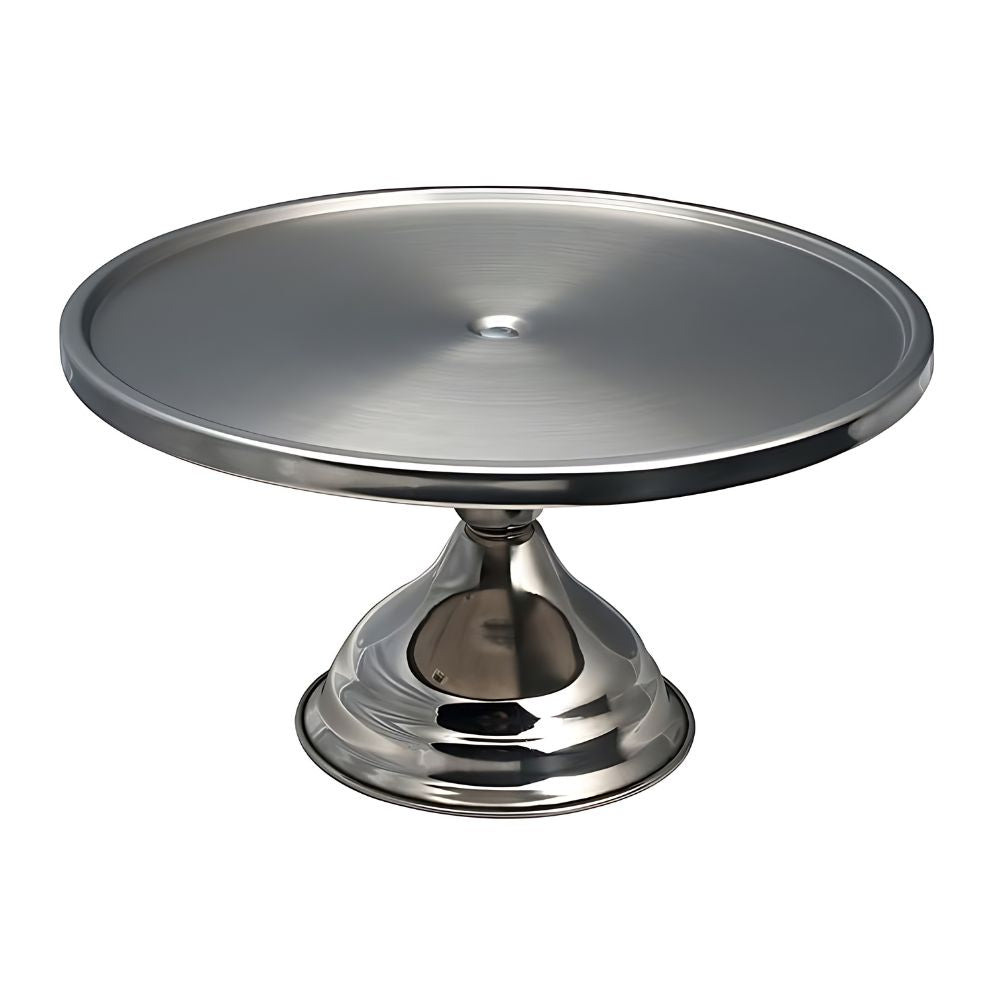 Rasoishop Stainless Steel Cake Stand | Silver | 1 Pc