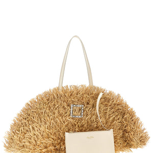 Roger Vivier Tres Vivier Panier Large Shopping Bag