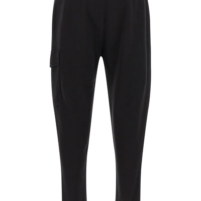C.p. Company Diagonal Raised Fleece Pants With Lens Detail
