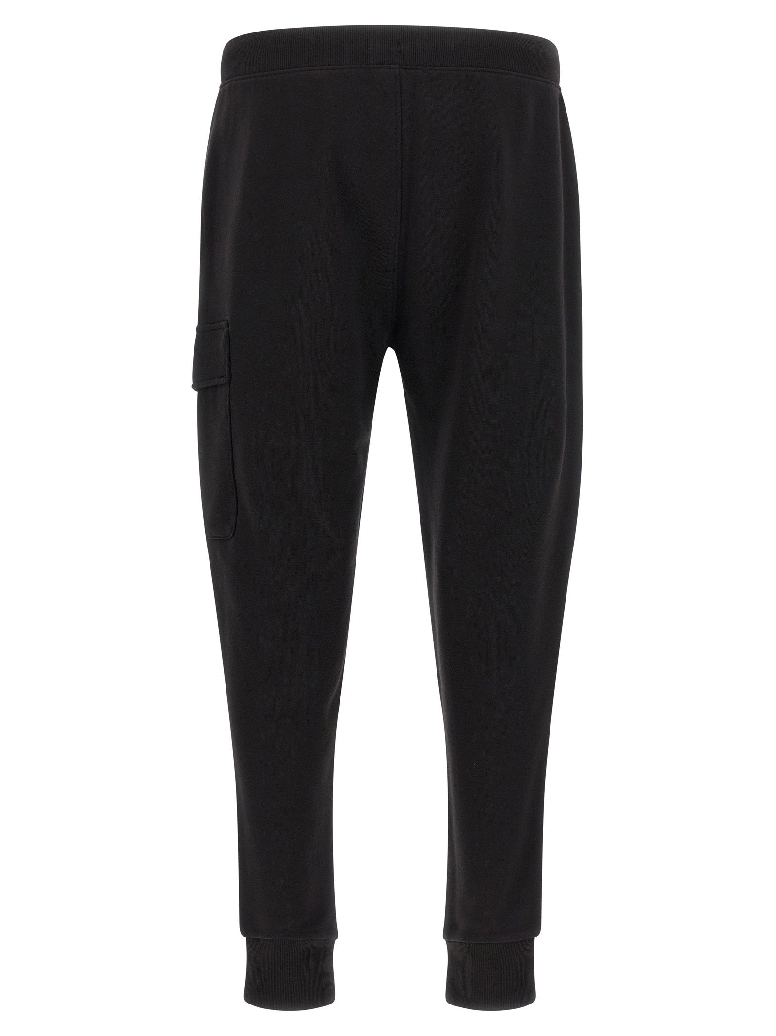 C.p. Company Diagonal Raised Fleece Pants With Lens Detail