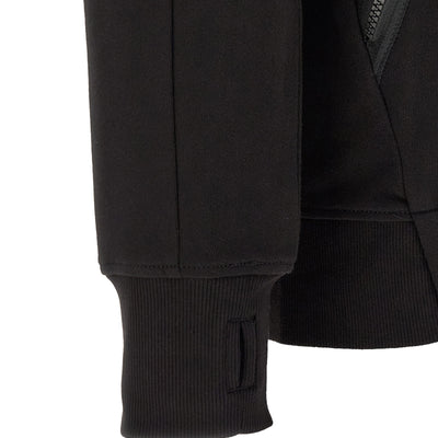C.p. Company Diagonal Raised Fleece Sweatshirt With Lens Detail