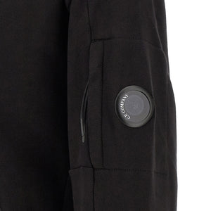 C.p. Company Diagonal Raised Fleece Sweatshirt With Lens Detail