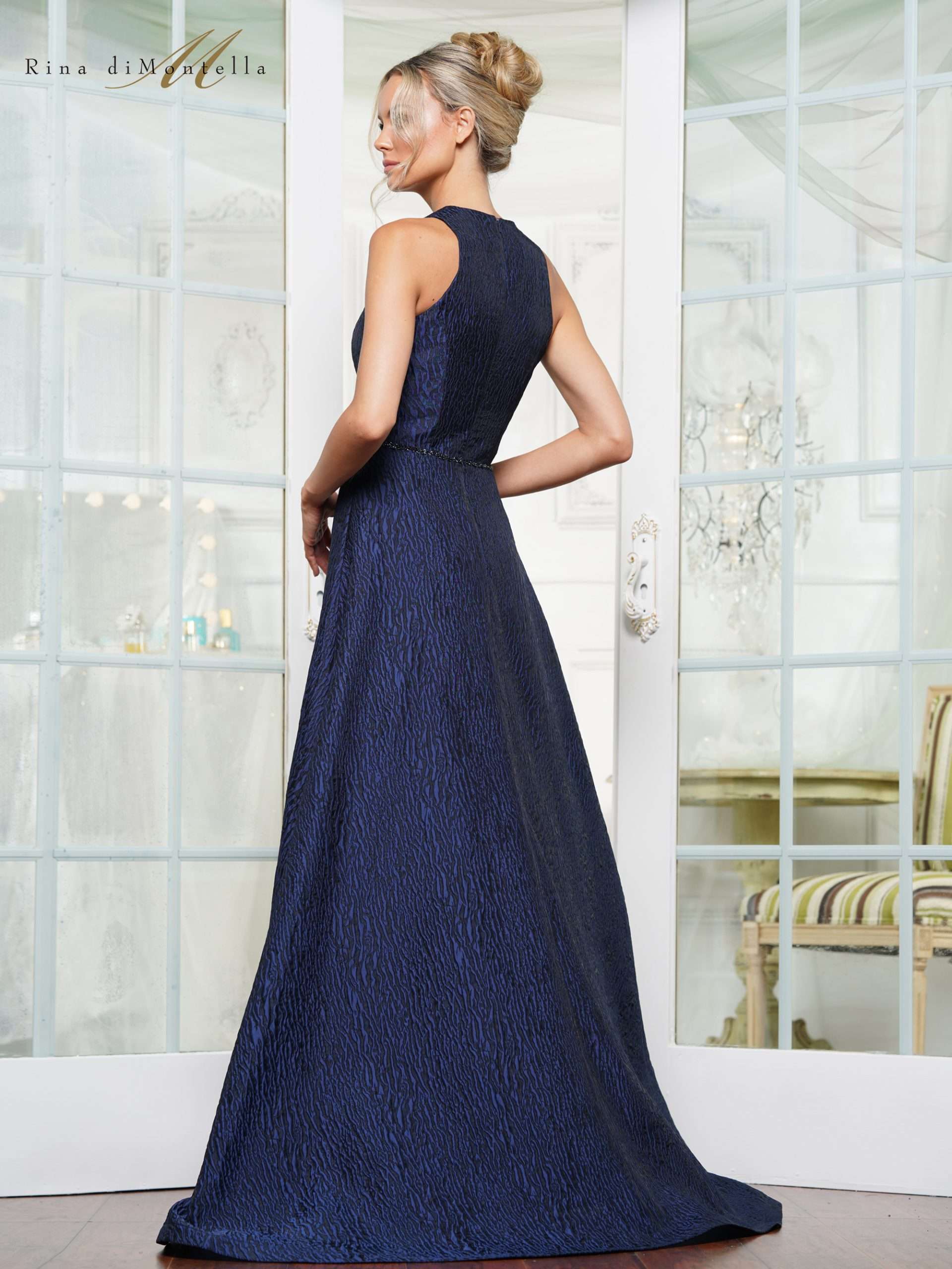 Rina di Montella RD3121 A Line Long Formal Evening Dress