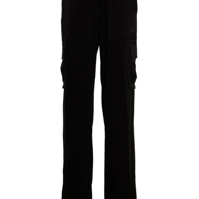 David Koma Satin Cargo Pants