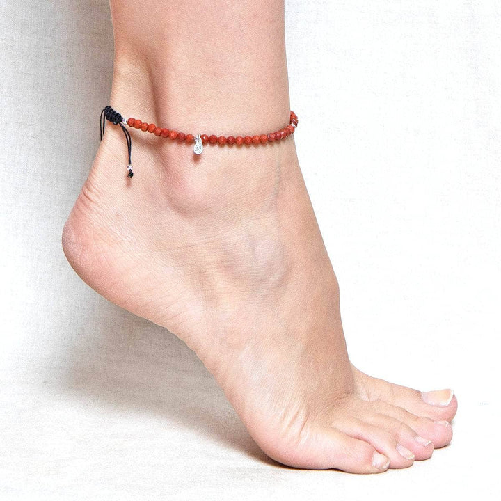 Red Jasper Energy Anklet