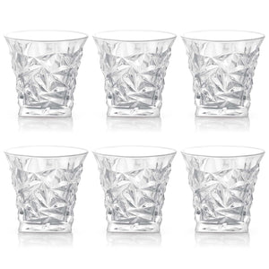 Treo by Milton Regal On The Rocks 280 Glass Tumbler | Transparent | Set of 6 Pcs