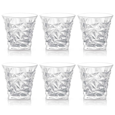 Treo by Milton Regal On The Rocks 280 Glass Tumbler | Transparent | Set of 6 Pcs
