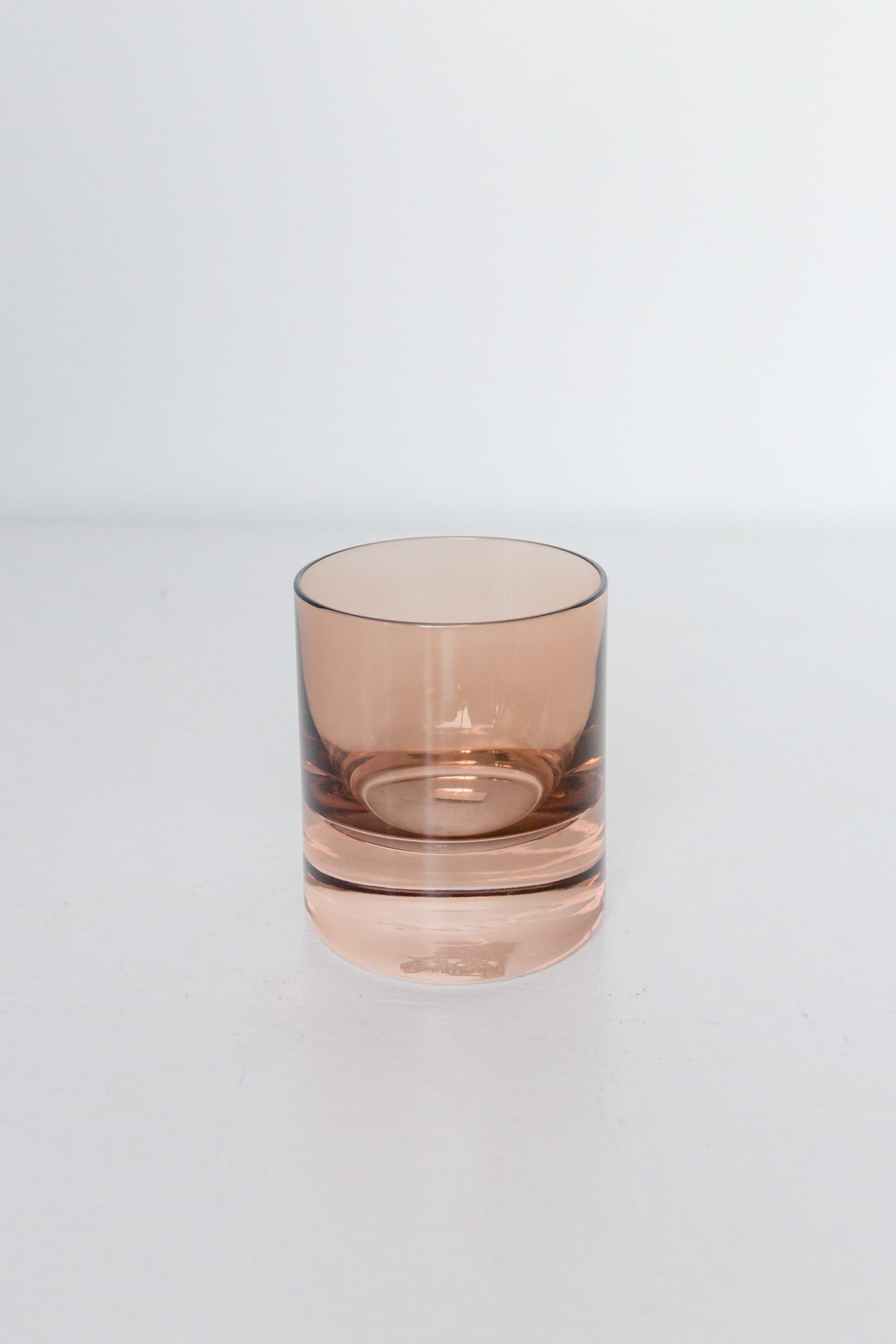 Estelle Colored Rocks Glass -  Set of 2 {Mocha Mousse (Our Amber Smoke)}