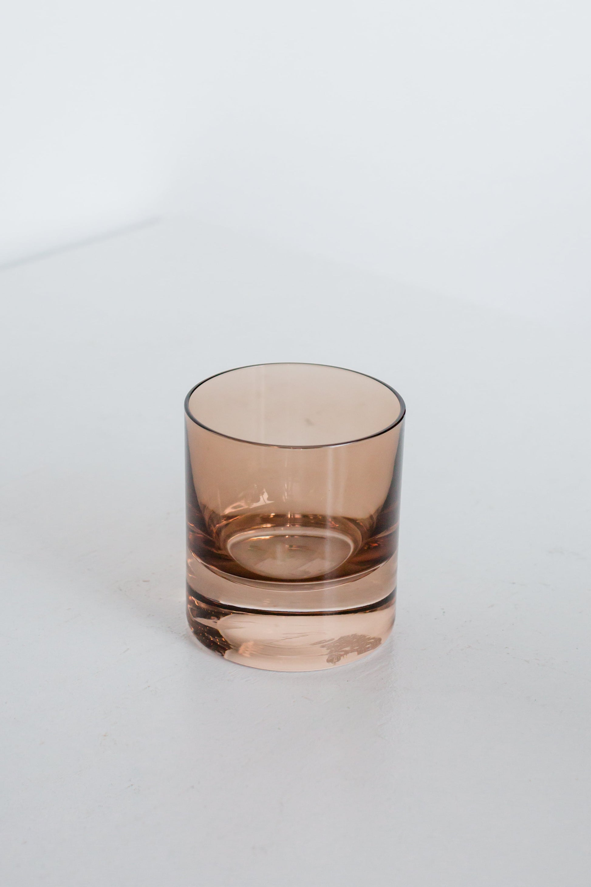 Estelle Colored Rocks Glass -  Set of 2 {Mocha Mousse (Our Amber Smoke)}