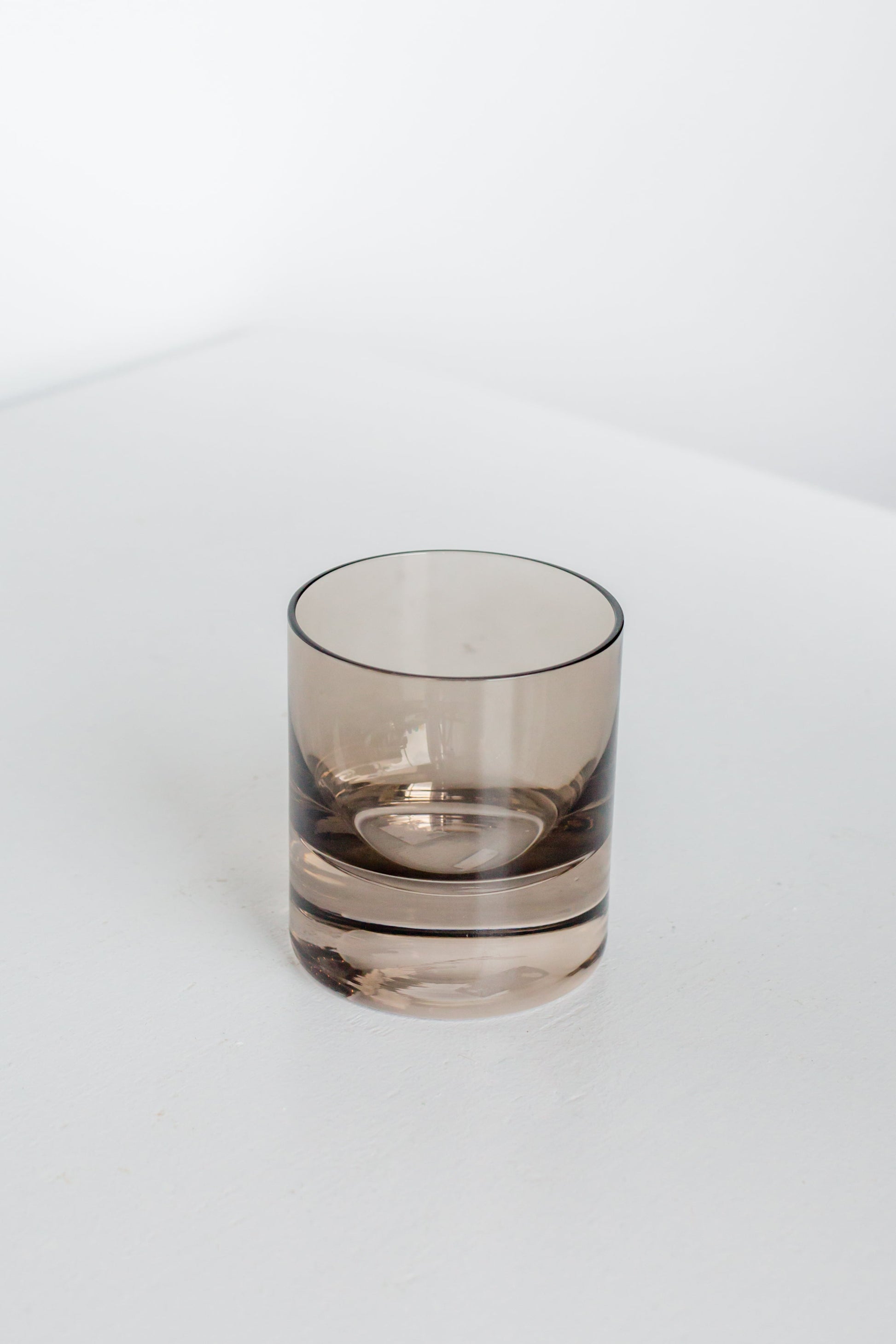 Estelle Colored Rocks Glass - Set of 2 {Gray Smoke}