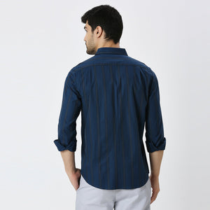 Mens Casual Striped Shirt