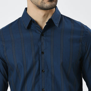 Mens Casual Striped Shirt