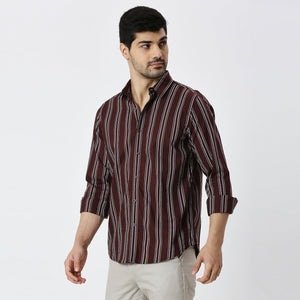 Mens Casual Striped Shirt