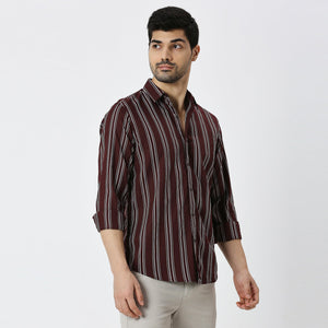 Mens Casual Striped Shirt